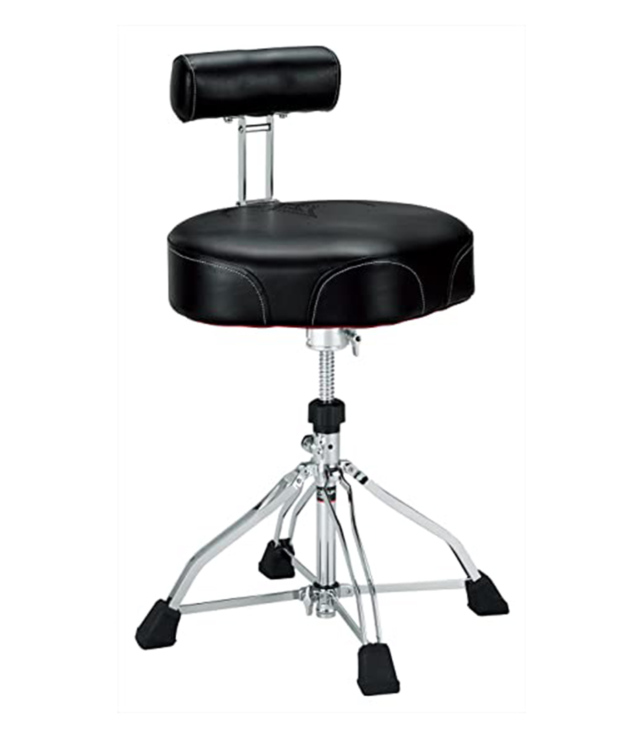 Tama HT741B 1st Chair Ergo-Rider Drum Throne with Backrest Black